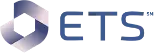 etslogo ETS logo. Blue ETS text with a geometric icon.
